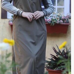 Jilbab/Abaya Chic Olive Long Sleeve Olive Green Abaya Jubba